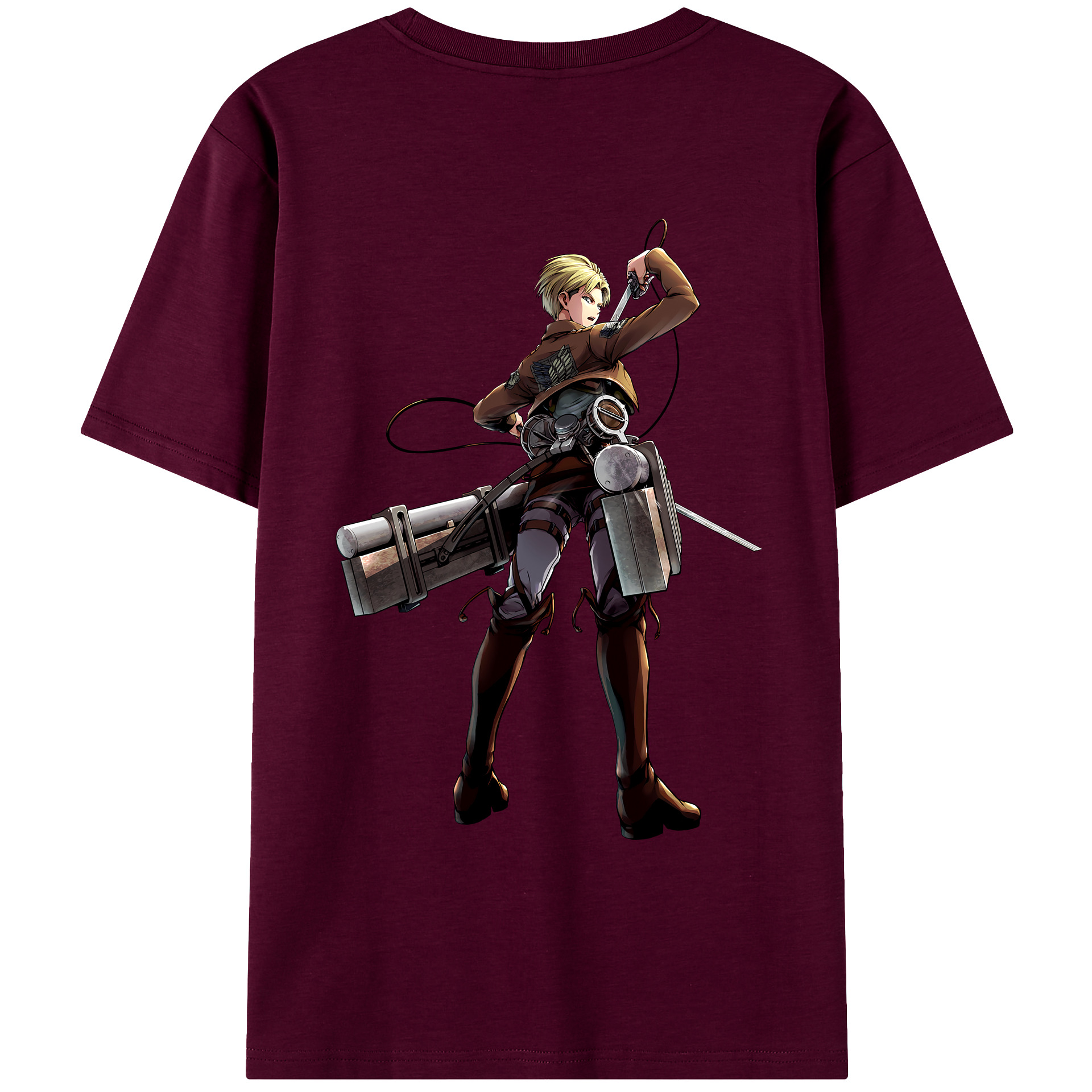 （画像用） 進撃の巨人 Attack on Titan レディース半袖Tシャツ(バックプリント)